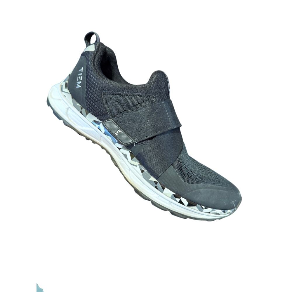TIEM Slipstream Black Geometric Cycling Shoes Women’s Size 10